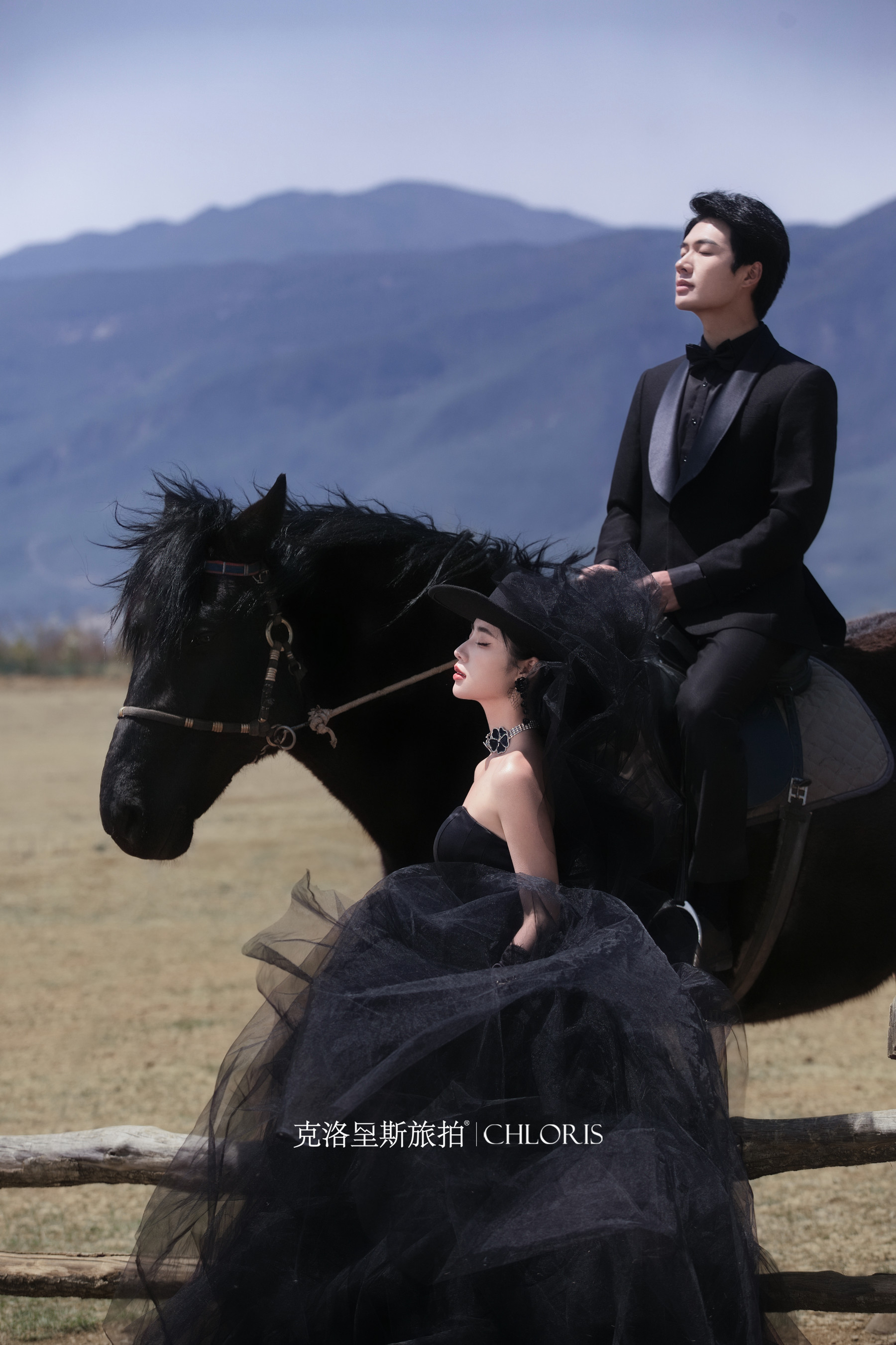 莫奈庄园-骑马婚纱照0